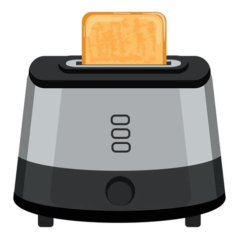 Sandwich Toaster Icon Cartoon Vector Bread Machine Vector Art