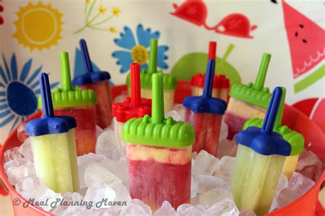 Homemade Frozen Fruit Pops - Meal Planning Maven