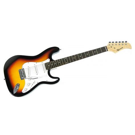 Karrera Full Size Electric Guitar Sunburst