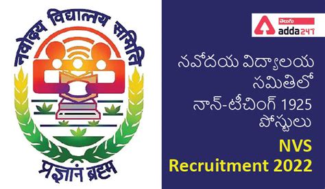 Nvs Recruitment