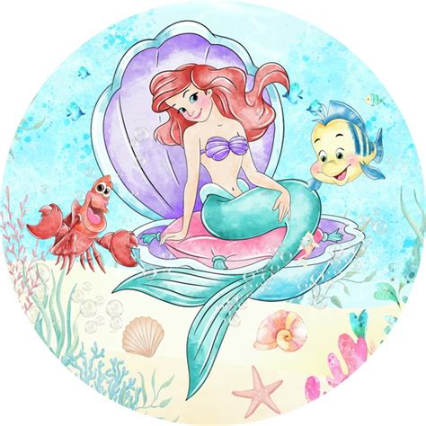 Arte Painel Ariel A Pequena Sereia Produtos Elo