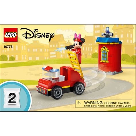 LEGO Mickey & Friends Fire Truck & Station Set 10776 Instructions Set ...