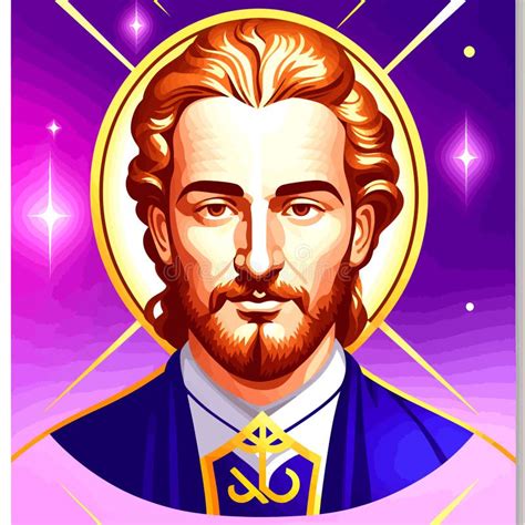 Violet Light Glow Flame St Germain Illustration Holy Stock Illustration