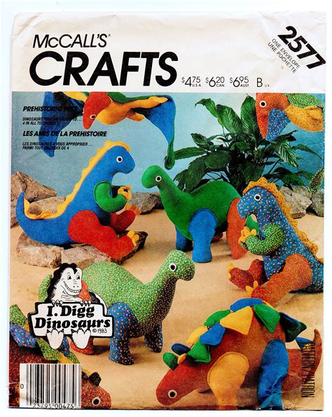 Stuffed Dinosaur Pattern – Catalog of Patterns