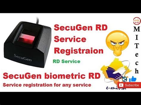 How To Install Secugen Fingerprint Rd Service