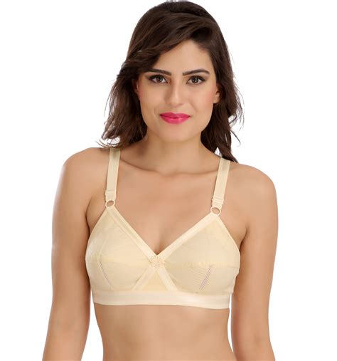 Buy Sona Womens Perfecto Full Coverage Non Padded Plus Size Cross Belt Cotton Bra Pack Of 2