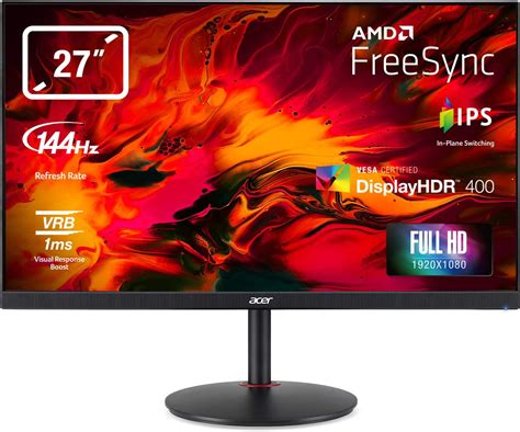 Acer Nitro XV2 Monitor 69 Cm 27 ZeroFrame FHD IPS 144Hz FreeSync