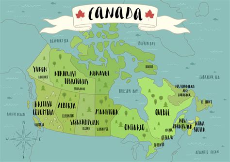 Карта Канады | artlab.club