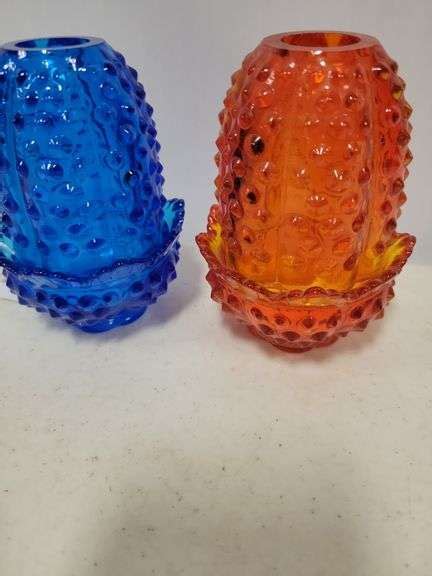 2 Vases 2 Fairy Lamps 2 Paper Weights Kaufman Realty And Auctions