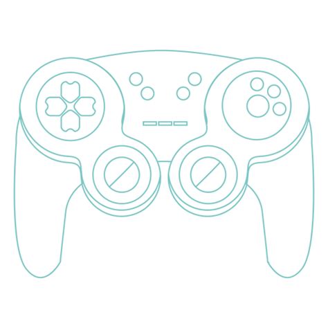 Diseño Png Y Svg De Joystick Para Juegos De Trazo Simple Para Camisetas