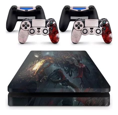 Skin Adesivo Protetor Para Ps Slim Bloodborne B Mercadolivre