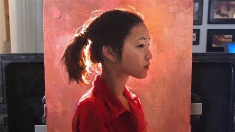 How I Painted This Dramatic Oil Portrait With Back Lighting Youtube