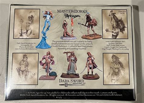 Dark Sword Miniatures Dsm Set Masterworks Parkinson Keith