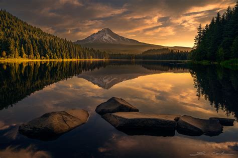 Placid Sunrise | Mt Hood | Oregon | Gintchin Fine Art