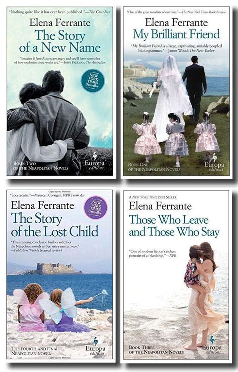 Neapolitan Novels 4 Books Set By Elena Ferrante Neapolitan Books My