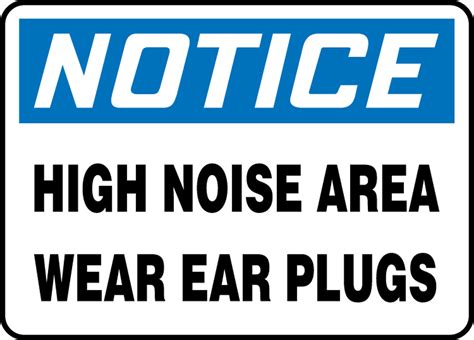 Ear Plug Sign