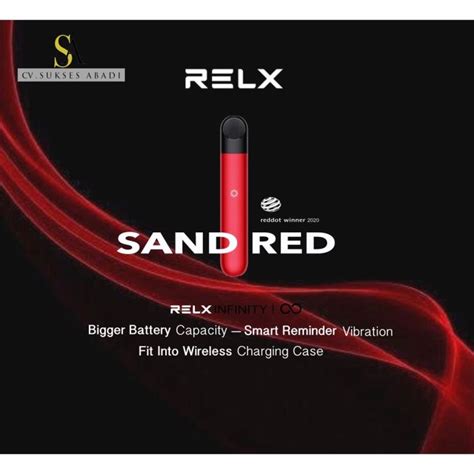 Relx Vape Infinity Device Red Relx Infinity Warna Merah Single Device