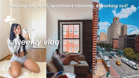 Nyc Vlog Moving Into My New Apartment Going Out Working Out