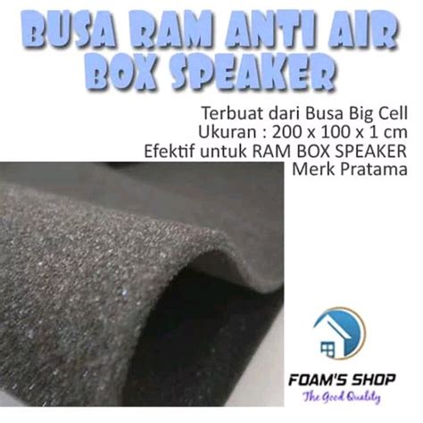 Jual Busa Anti Air Box Speaker X X Cm Di Lapak Foams Shop