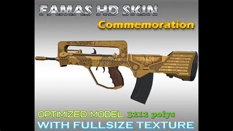 CSGO Famas Commemoration HD Skin YouTube