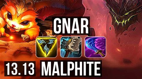 GNAR Vs MALPHITE TOP Rank 4 Gnar 7 1 6 Dominating NA Challenger