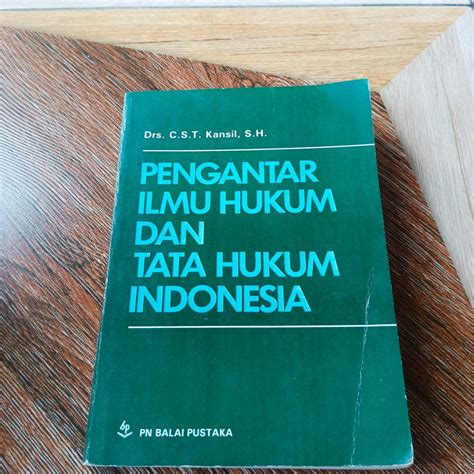 Jual Buku Pengantar Ilmu Hukum Dan Tata Hukum Indonesia Shopee Indonesia