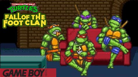 Tmnt Fall Of The Foot Clan Gb Youtube