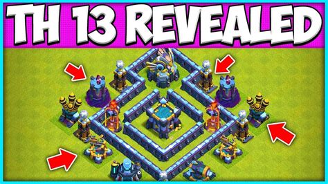 New Walls Defense Levels Troop Levels Clash Of Clans Town Hall 13