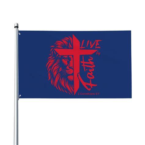 Vivacite Lion Of Judah Flag Jesus Flag Christian Flag X Outdoor