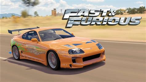 Forza Horizon 3 The Fast And The Furious Toyota Supra Paul Walker Supra Car Customization