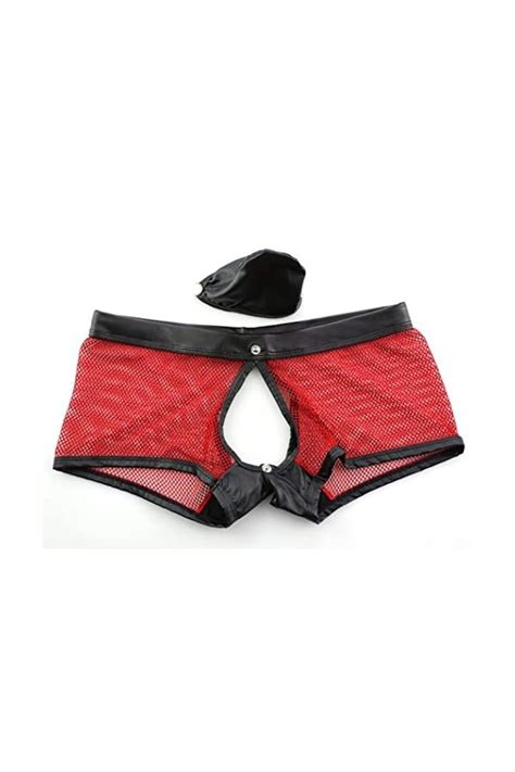 Culotte Sous V Tements En R Sille Pour Homme Boxer Sexy Ouvertu