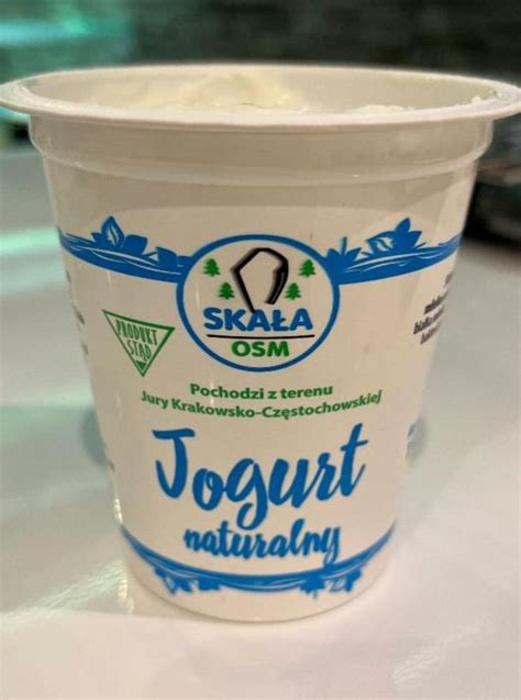 Jogurt naturalny Skała OSM kalorie kJ i wartości odżywcze Dine4Fit pl