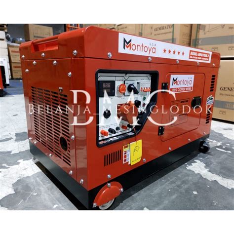 Jual Genset Silent Solar Montoya 15 Kva 3 Phase 10000 Watt 12000 Watt