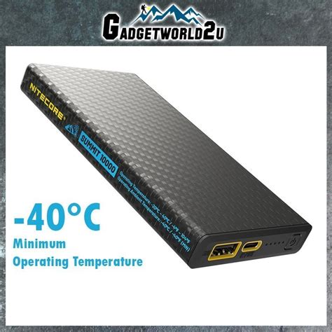 Nitecore Summit Low Temperature C Resistant Lightweight Qc