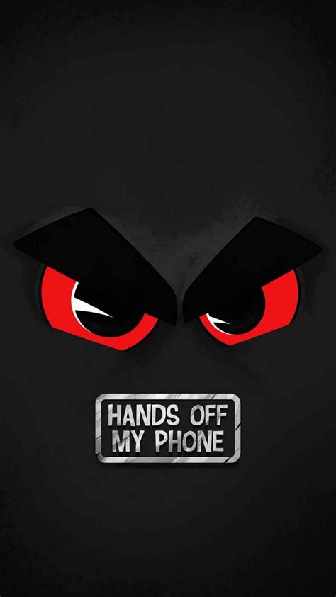 Hands-off-My-Phone-iPh, red, ungry, hands, white, black, my, ıphone ...