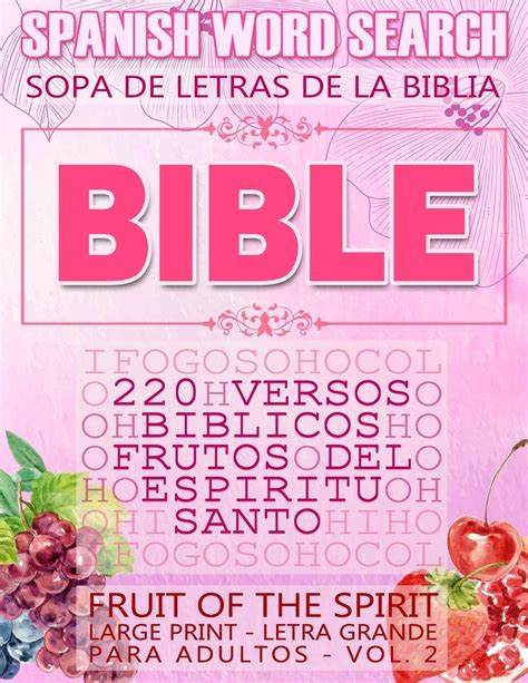 Buy Spanish Bible Word Search Sopa De Letras De La Biblia 220 Versos