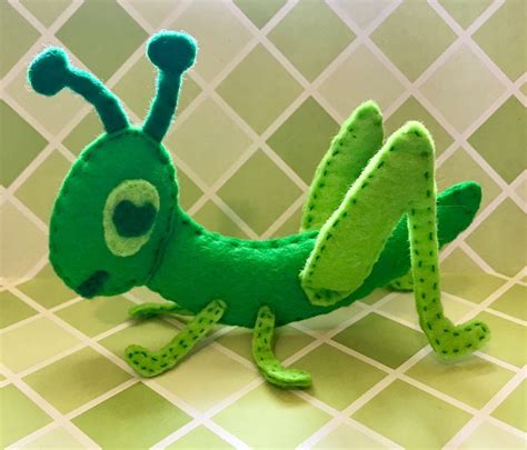 Felt Grasshopper Plushie Pattern Etsy Artofit