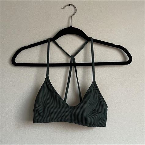 Women S Green Bikini And Tankini Tops Depop