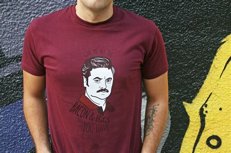 Ron Swanson T Shirt On Behance