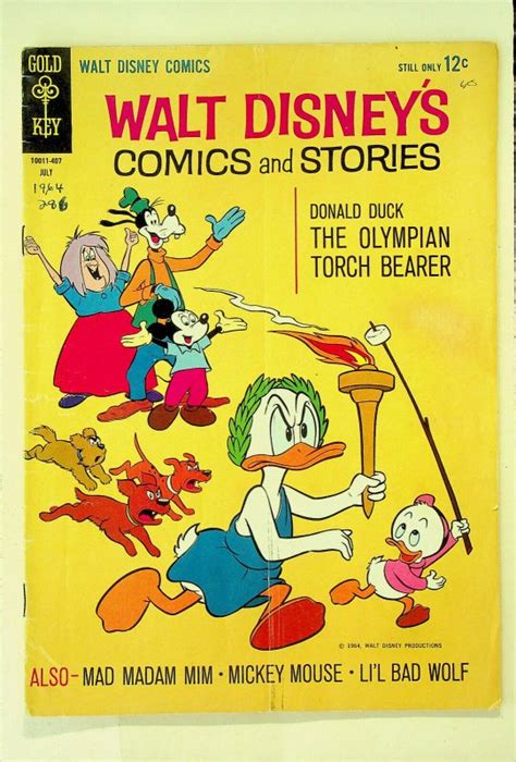 Walt Disneys Comics And Stories 286 Jul 1964 Dell Good Comic