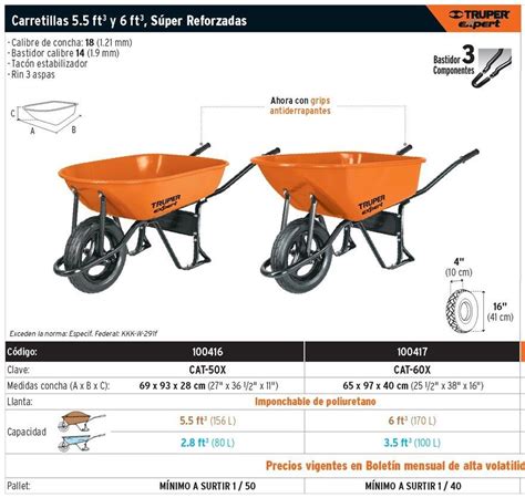 Carretilla Truper De Ft S Per Reforzada Distribuidor