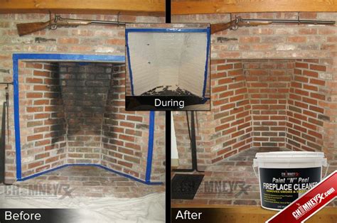 Smoke And Soot Stains On The Inside Of A Rumford Fireplace Before During And After Being