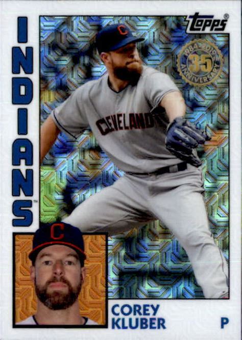 Corey Kluber Topps Series Chrome Card T Ebay