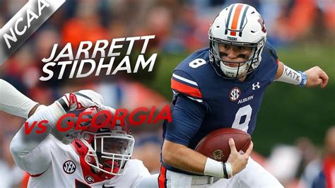 Jarrett Stidham Highlights vs Georgia // 16/23 214 Yards, 4 Total TDs // 11.11.17 - YouTube