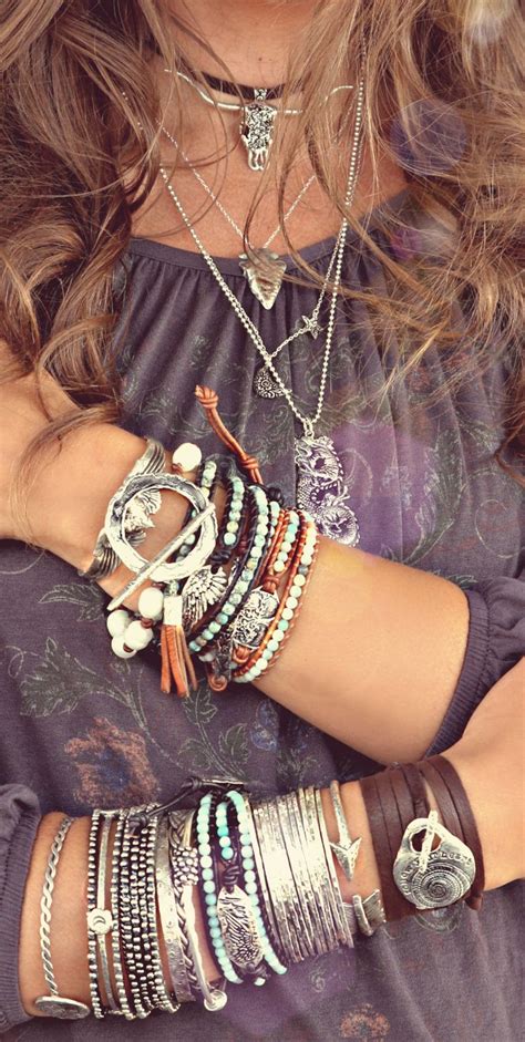 Crushing On Happygolicky Stacking Bracelets For A Boho Chic Allure