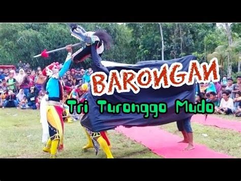 Barongan Dan Prajurit Bertombak Tri Turonggo Mudo Lanjut Janturan