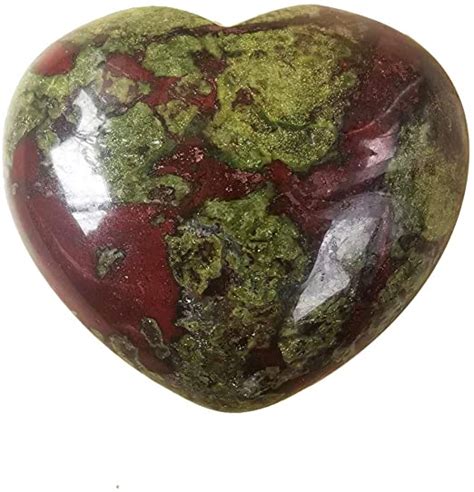 Dragon Bloodstone Crystal Heart 30mm Crystal Healing The Holistic Shop