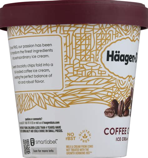 Haagen Dazs Ice Cream Coffee Chip Planogram Left