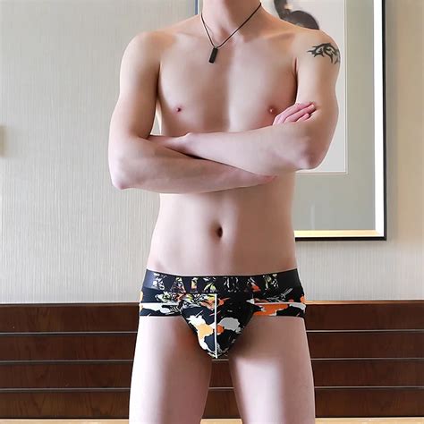 WJ bóxer con estampado de bulto para hombre ropa interior sexy gay