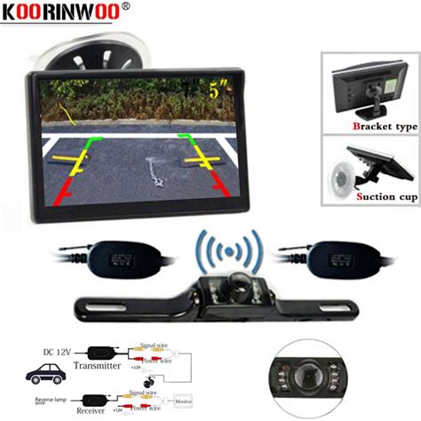 Koorinwoo Wireless New Inch Car Monitor Tft Lcd Screen Hd Digital